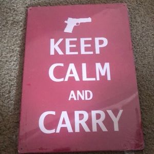 Tin sign - keep calm